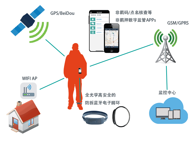 CO-EYE 电子脚环